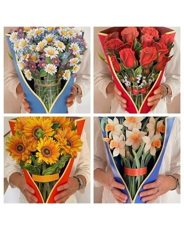 Pop-Up Flower Cards Gifts