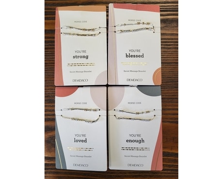 Demdaco Morse Code Bracelets Gifts