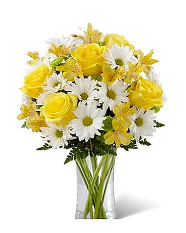 Sunny Sentiments Bouquet Flower Arrangement