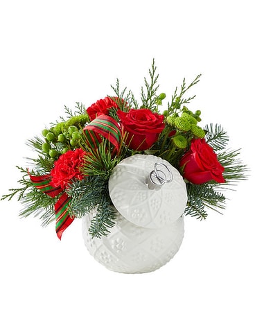 Trimming The Tree Flower Arrangement