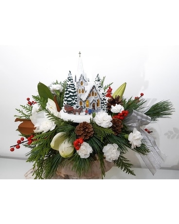 Merry christmas Flower Arrangement