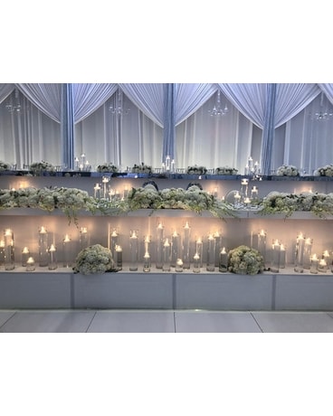 Mariage Reception Flower Arrangement