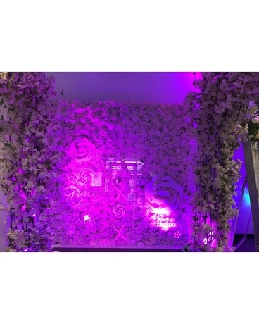 Wall Flowers in Color Light Specialty Arrangement