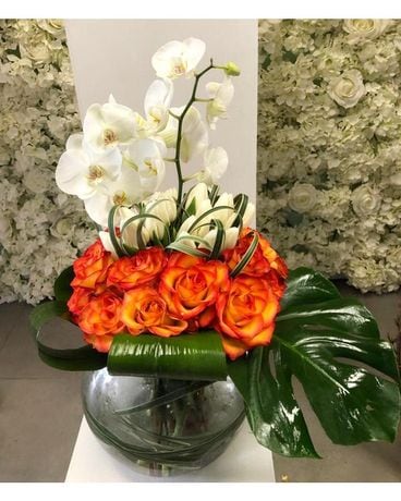 Modern Garden Flower Arrangement