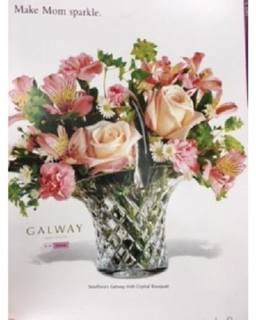 Galaway Irish Crystal Flower Arrangement