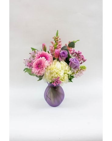 Frosty Love Flower Arrangement