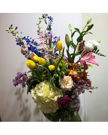 Rainbow Bubble Flower Arrangement