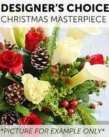 Christmas Masterpiece Designer's Choice Flower Arrangement