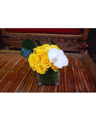 Mellow Yellow Flower Arrangement