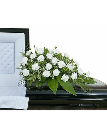 Simple Love Casket Spray Flower Arrangement