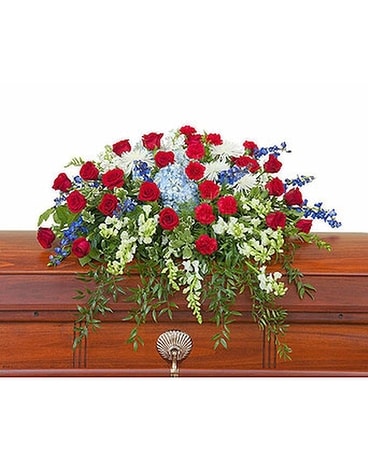 Honor Casket Spray Flower Arrangement