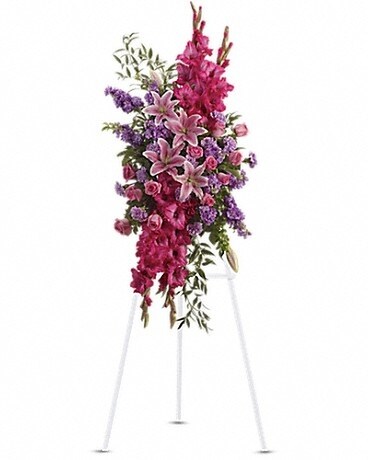 Touching Tribute Spray Flower Arrangement