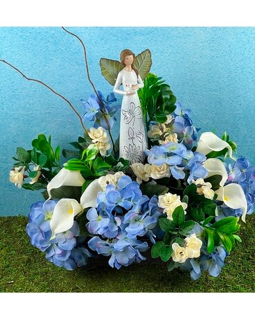 Angel Love Silk Arrangement Dried Flowers