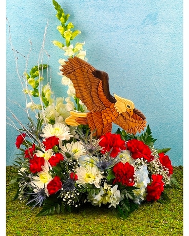 Flying Eagle Flower Arrangement