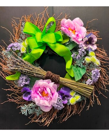 Sm Silk Twig Wreath Dried Flowers