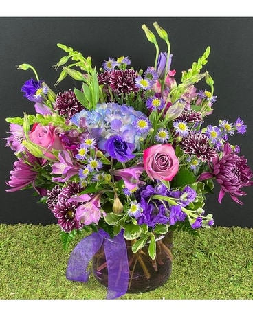 Prettiest Purples & More Flower Arrangement