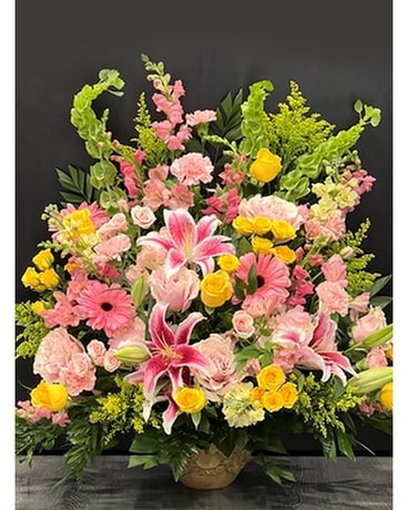 Thoughtful Prayers Flower Arrangement