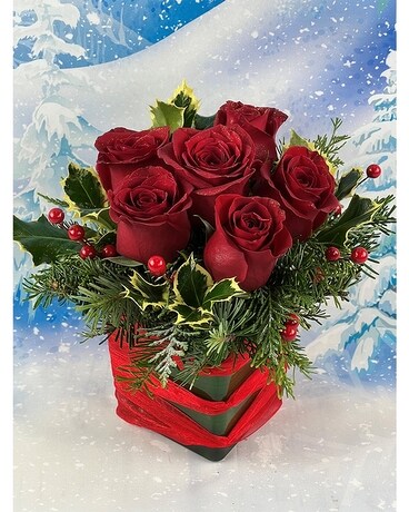 Holiday Tradition Flower Arrangement