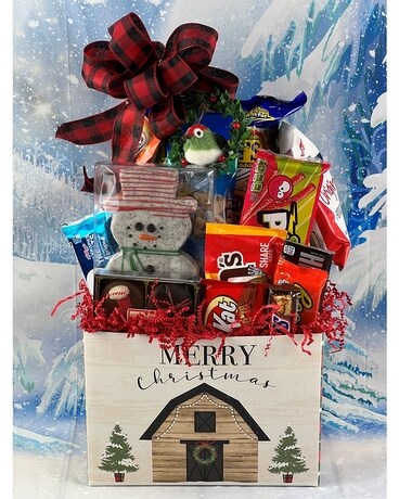 Cheerful Snack Basket Gift Basket