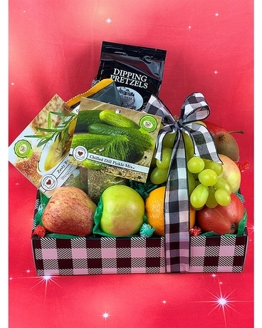 Dips and Fruits Gift Basket Gift Basket