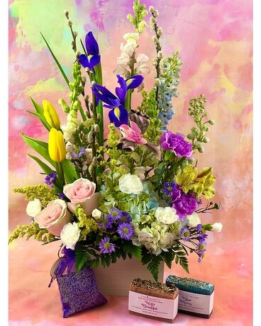 Blooms of Spring Flower Arrangement