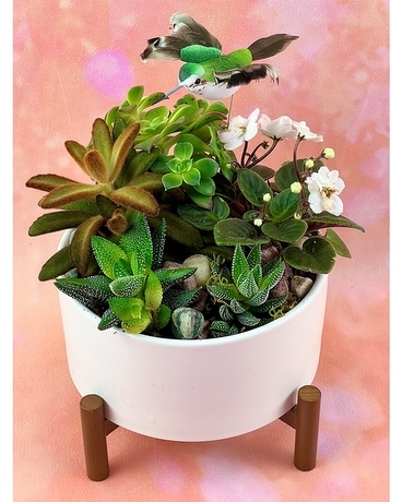 Green Bounty Flower Arrangement