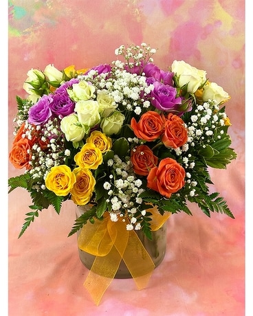 Cheerful Wishes Flower Arrangement