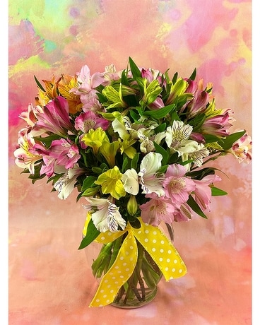 Perfectly Pastel Flower Arrangement
