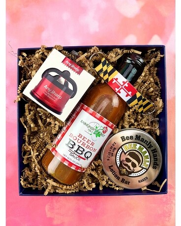 Be Manly Gift Box Flower Arrangement