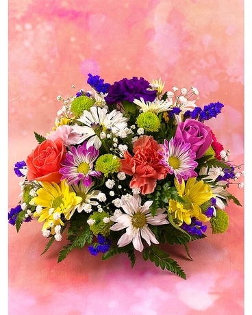 Spring Glow Flower Arrangement