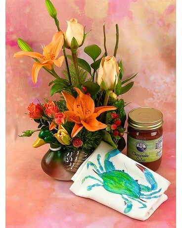 Mallard on the Shore Flower Arrangement