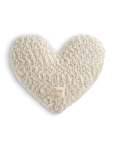Giving Heart Weighted Pillow Flower Arrangement