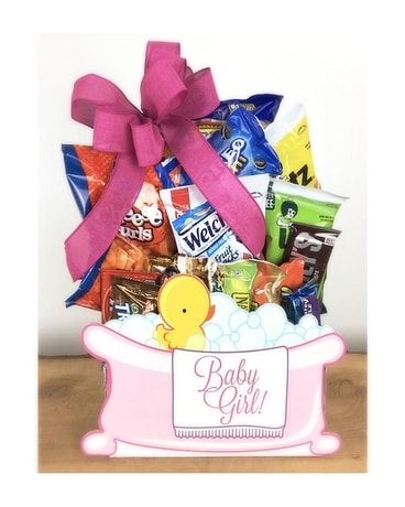It's a Girl Snacks Gift Basket