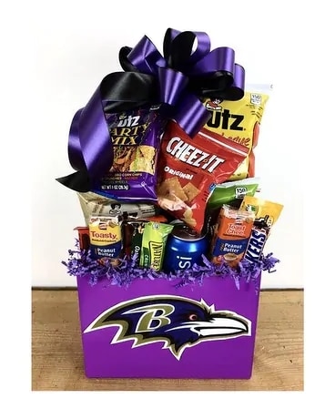 Ravens Snacks Gift Basket
