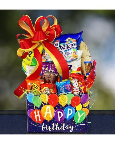 Birthday Snacks Flower Arrangement