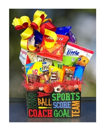 Sports Snax Gift Basket