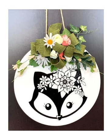 Silk & Wood Décor - Woodland Flower Arrangement