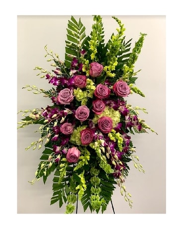 Magnificent Lavender Sympathy Arrangement