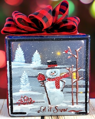 Hand Painted Décor - Let It Snow Gifts