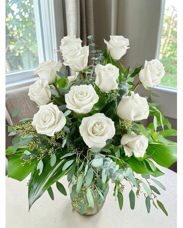 Premium WHITE Long Stem Roses Galore! in Owings Mills area - Raimondi's ...