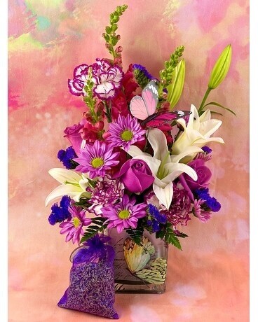 Butterfly Magic Flower Arrangement