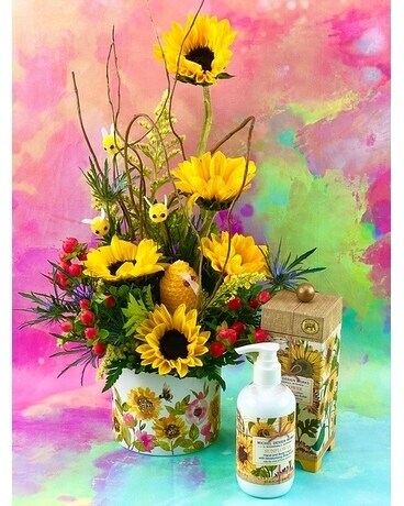 Honey Bee Flower Arrangement