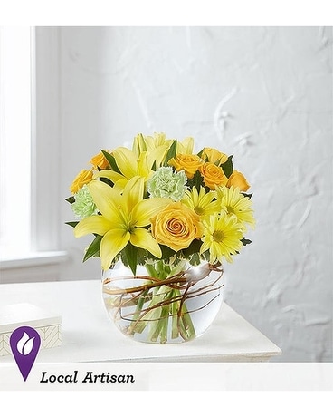 Smiling Surprise Bouquet Flower Arrangement