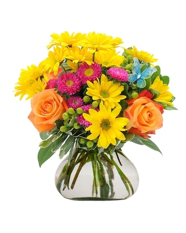 Lemon Lift Flower Arrangement