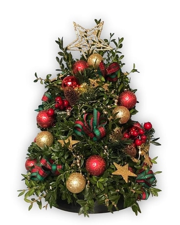 Deck the Halls Tree Flower Arrangement