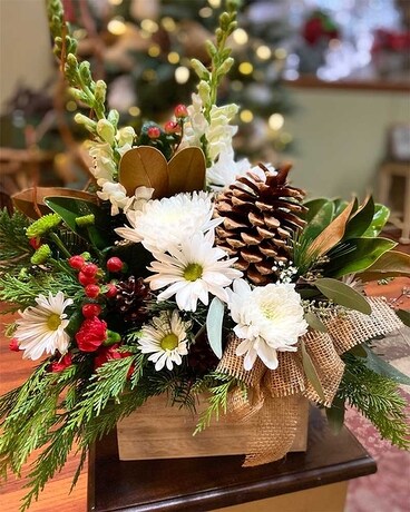 Christmas Carol Flower Arrangement