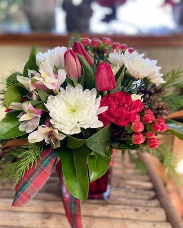 Jingle All the Way Flower Arrangement