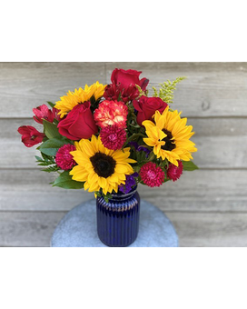 Sunflower Smiles Flower Arrangement