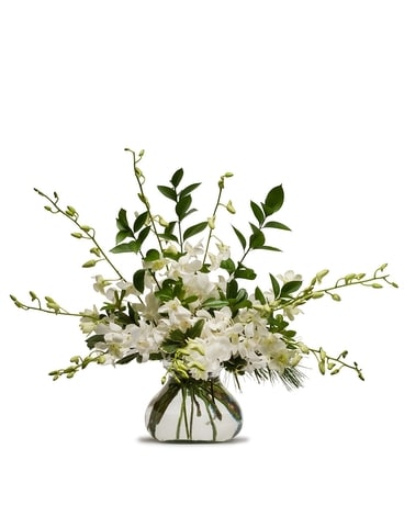 Simply White Flower Arrangement