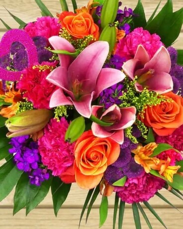 Bright Assorted Mix Flower Arrangement